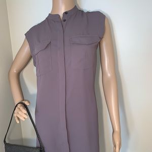 All Saints Silk Shirt Dress Size 4